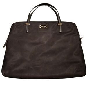 Kate Spade New York Black Nylon Laptop Tote | Work Bag | Classic Style